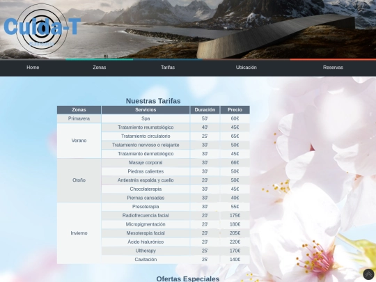 tarifas screenshot