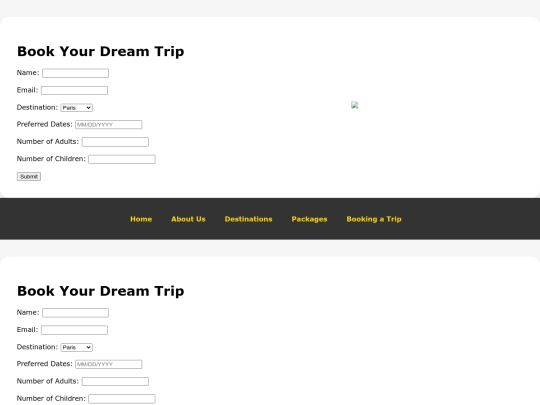 bookingatrip screenshot