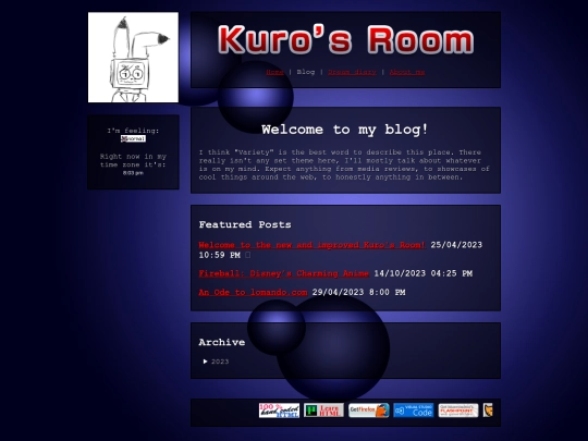 blog screenshot