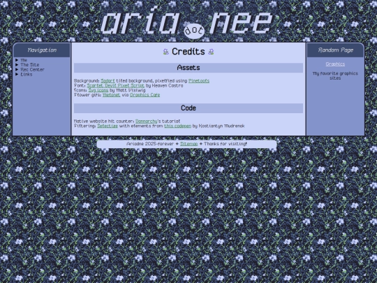 site/credits screenshot