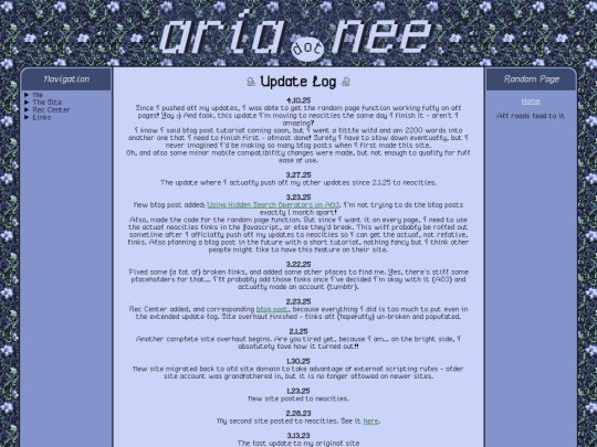 site/updates screenshot