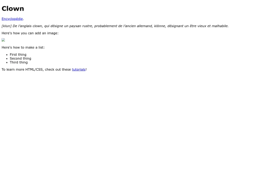 index screenshot