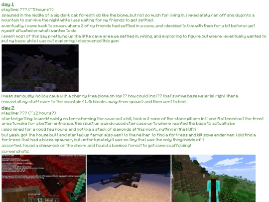 minecraft/days/start screenshot