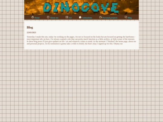 blog screenshot