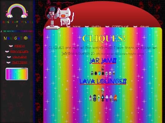 cliques screenshot