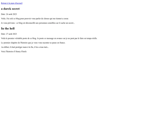 Pageblog screenshot
