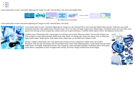 Y2K html screenshot