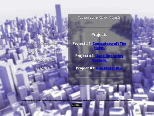 projects screenshot