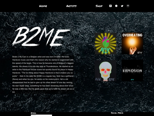 B2ME/template screenshot