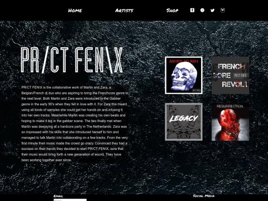 ProjectFenix/template screenshot
