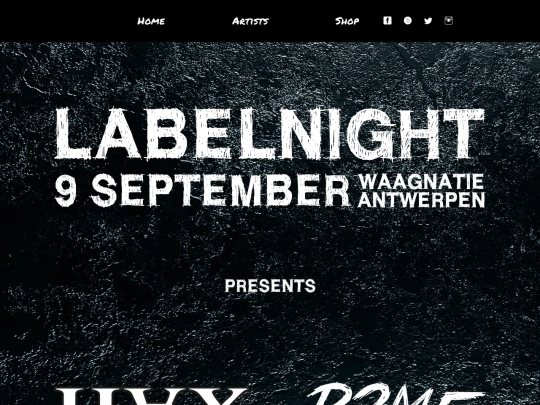 labelnight/template screenshot