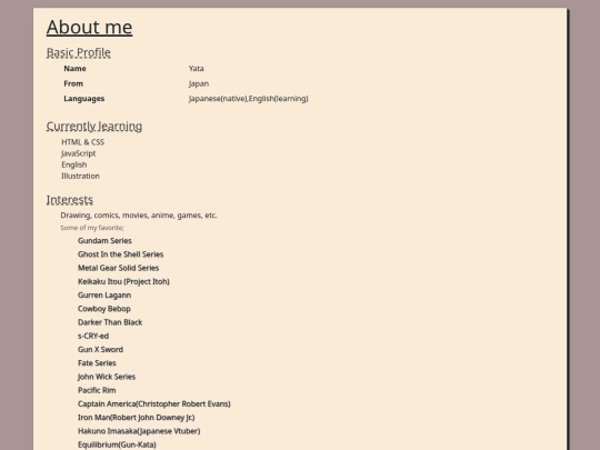 profile screenshot