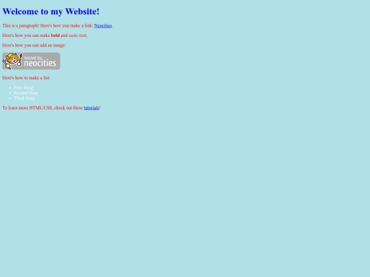 test screenshot