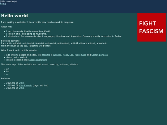 index screenshot