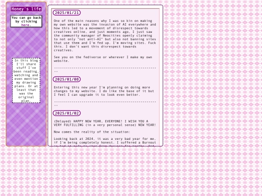 blog screenshot