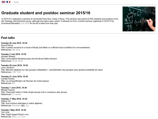 seminar screenshot