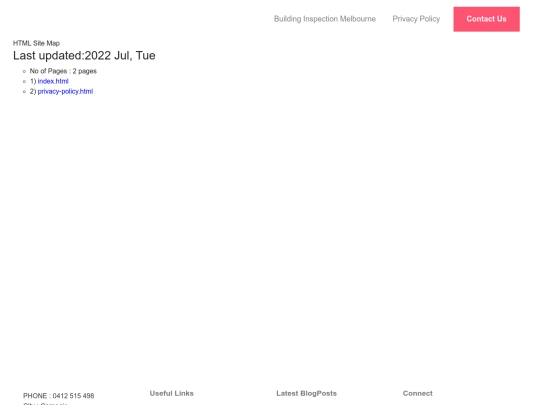 sitemap screenshot