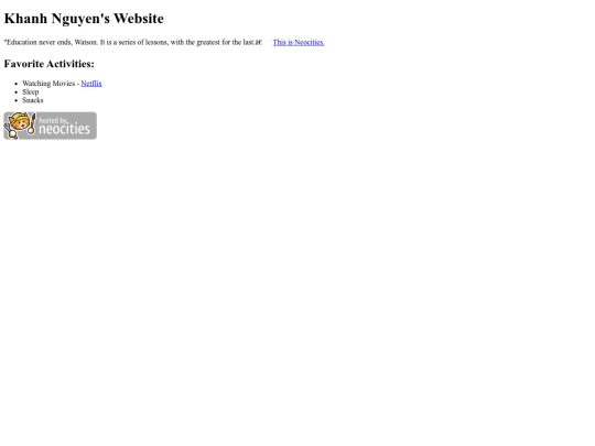 index screenshot