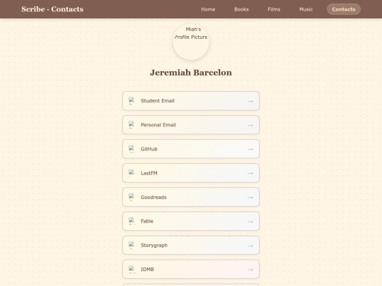 Contacts screenshot