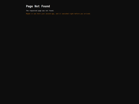 not_found screenshot