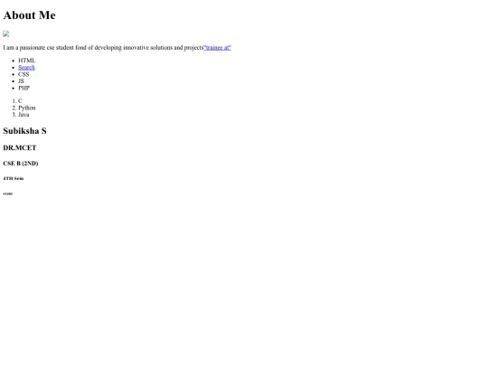 index screenshot