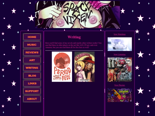 writing screenshot