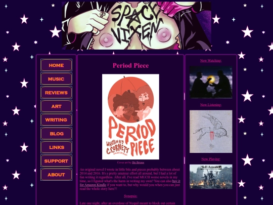 writing/period-piece screenshot