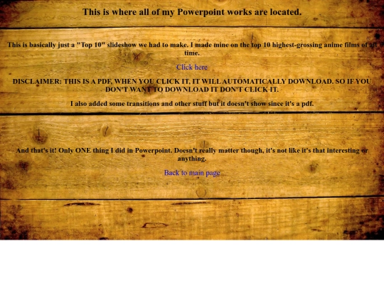 Powerpoint Website screenshot