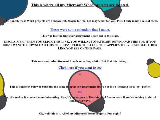 Word Project Website screenshot