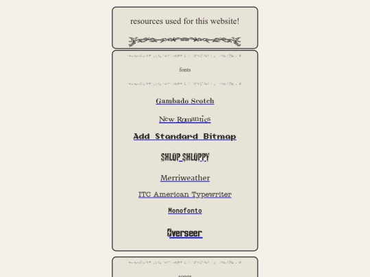 resources screenshot