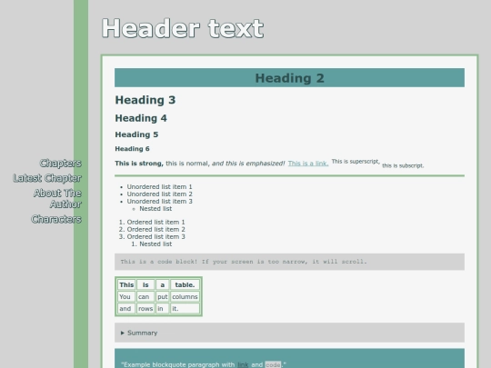 index screenshot