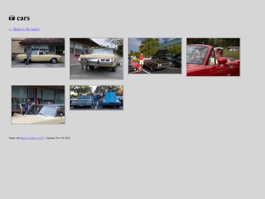 galleries/portraits/cars screenshot