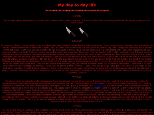 blog screenshot