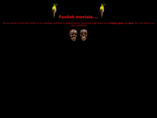 warningpage screenshot