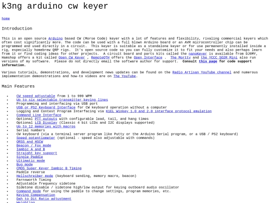 arduino-cw-keyer screenshot