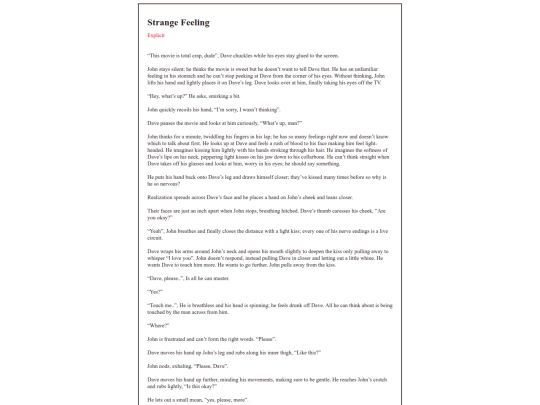 writings/fanfiction/strangefeeling screenshot