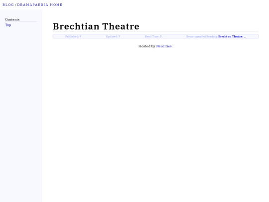 dramapaedia/pages/brecht/theatre screenshot