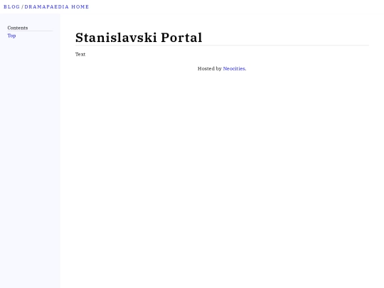 dramapaedia/pages/stanislavski screenshot
