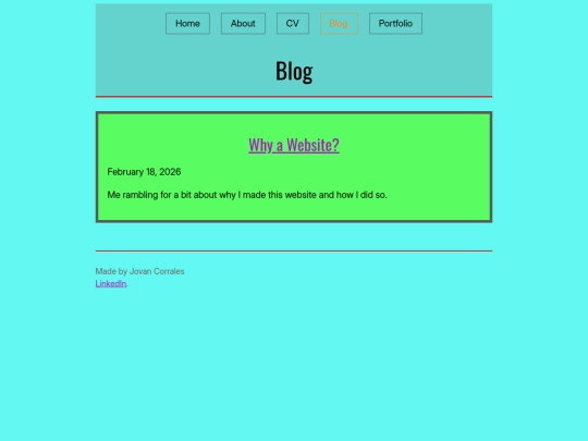 bloghome screenshot