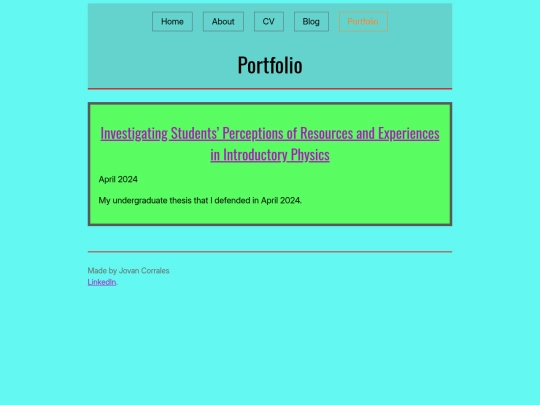 portfolio screenshot