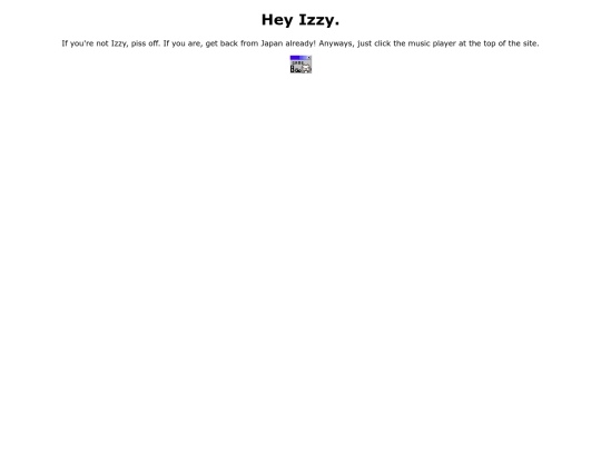 for-izzy screenshot