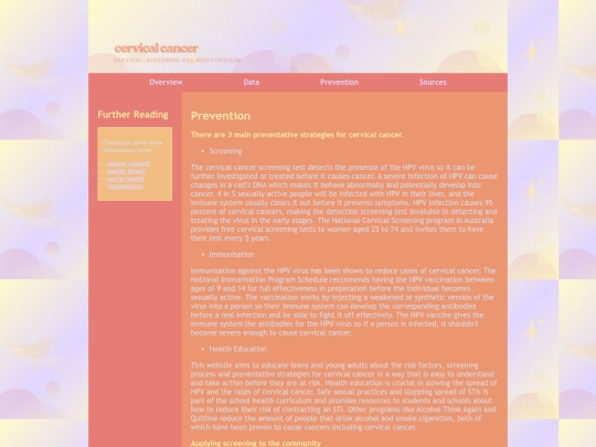 prevention screenshot
