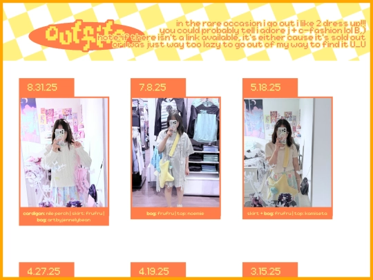 outfits screenshot