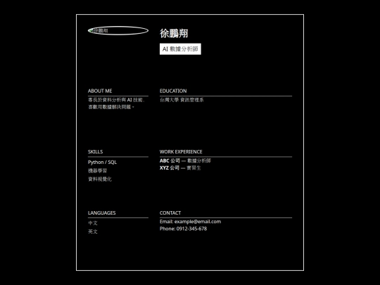 index screenshot