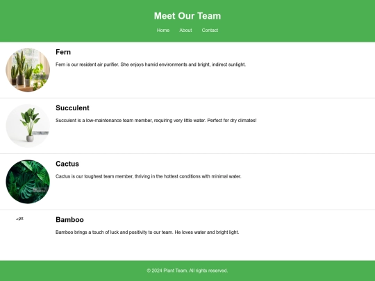staffpage screenshot