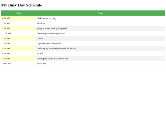 stylishschedule screenshot