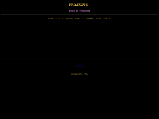 projects screenshot