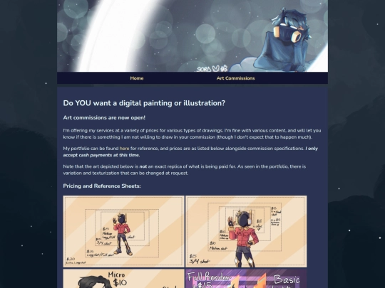 commissions screenshot