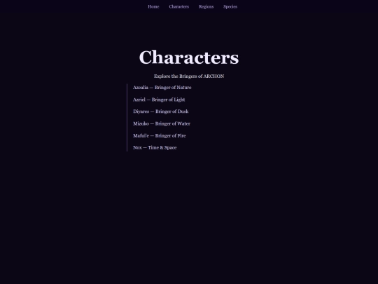 characters screenshot