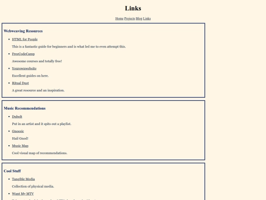 Links/links screenshot